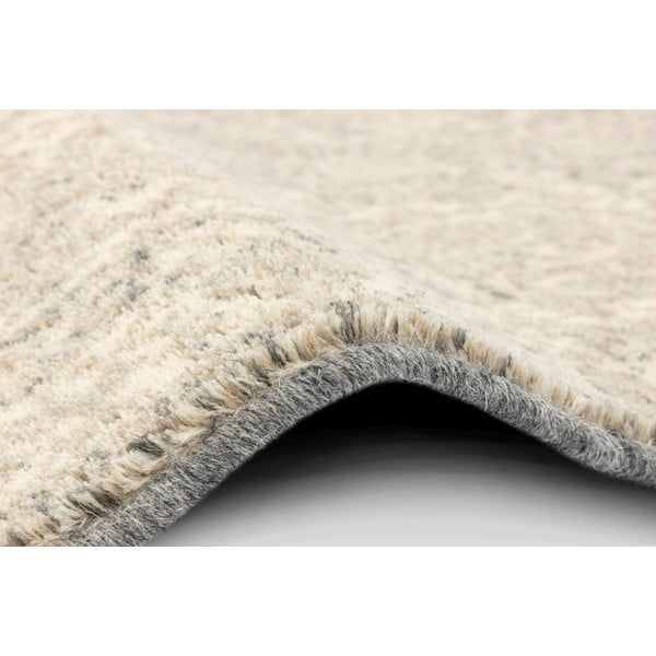 Béžový vlnený koberec 133x180 cm William – Agnella-image-2