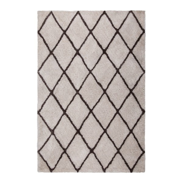 Sivý ručne vyrábaný koberec Obsession My Feel Me Fee Bone, 80 × 150 cm