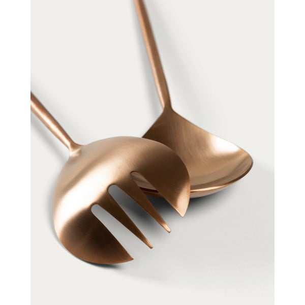 Antikoro šalátový príbor 2 ks Kelda – Kave Home-image-2