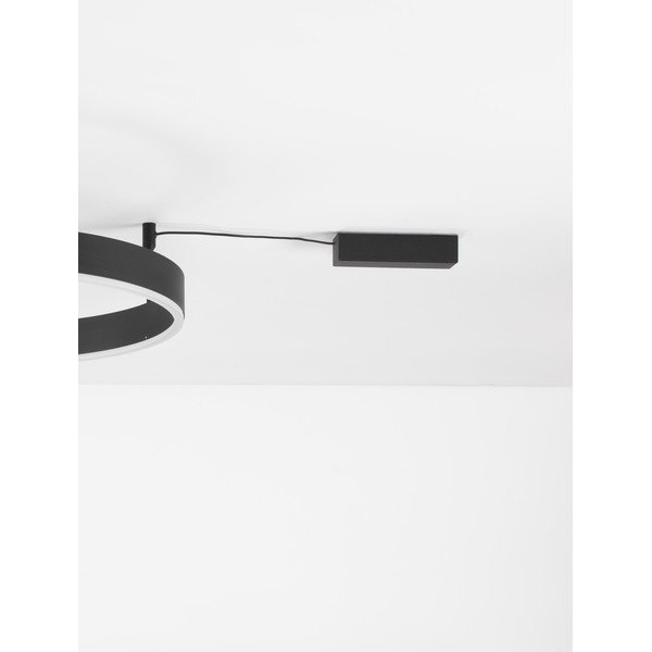 Matne čierne hliníkové LED stropné svietidlo so stmievačom Motif – Nova Luce-image-3