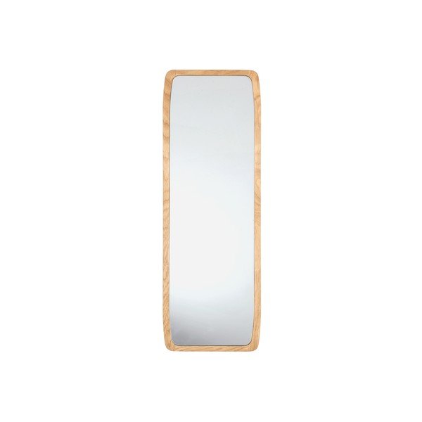 Nástenné zrkadlo s dreveným rámom 35x110 cm Bodo – Villa Collection