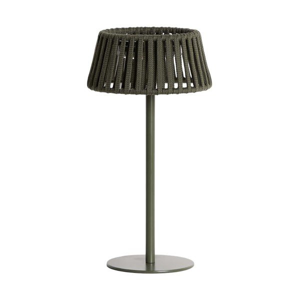 LED stolové/prenosné vonkajšie svietidlo so solárnym panelom (výška  30 cm) Aldet – Kave Home