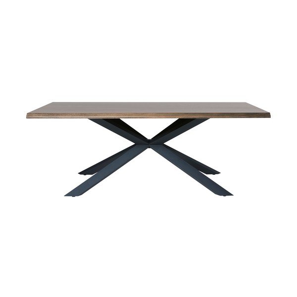 Jedálenský stôl s doskou v dubovom dekore 100x200 cm Arno – Unique Furniture-image-1