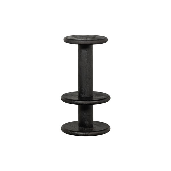 Čierna barová stolička z mangového dreva 74 cm Kolby – WOOOD