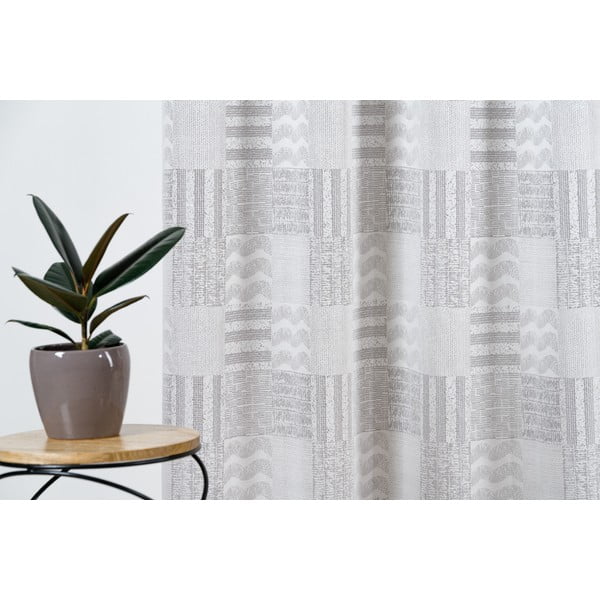 Svetlosivý záves 140x245 cm Navona – Mendola Fabrics-image-1