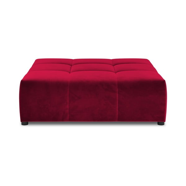 Červený zamatový modul pohovky Rome Velvet - Cosmopolitan Design-image-2