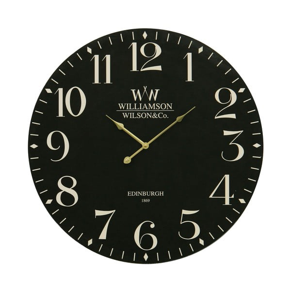 Nástenné hodiny Classical Black, 60 cm