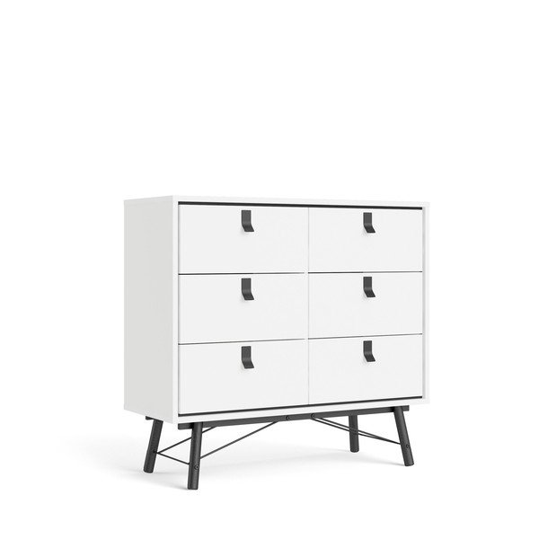 Biela komoda Tvilum Ry, 102 x 95 cm-image-2