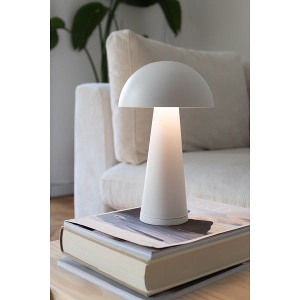 Biela LED stolová lampa (výška  26,5 cm) Fungi – Markslöjd-image-3