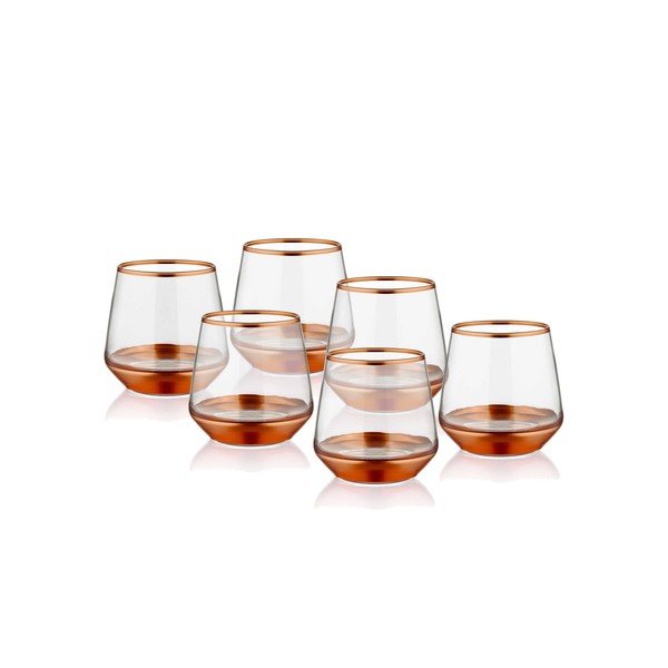 Súprava 6 pohárov Mia Glam Bronze, 257 ml-image-1