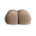 Hnedá zamatová podnožka Loretto – Cosmopolitan Design