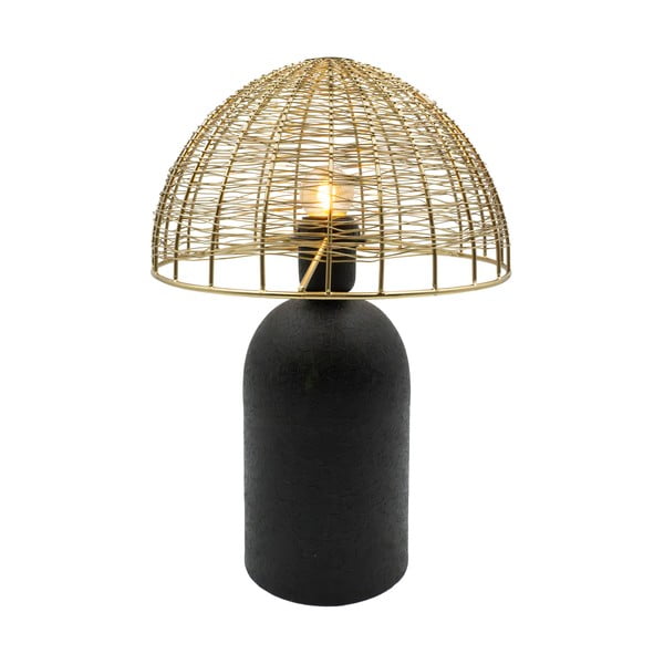 Stolová lampa v čierno-zlatej farbe (výška 36 cm) – Antic Line