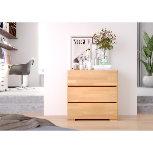Komoda z bukového dreva Skandica Sandemo, 80 x 81 cm-image-1