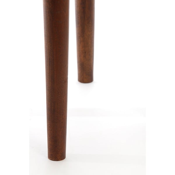 Okrúhly odkladací stolík z masívu akácie ø 49 cm Qiano – Light & Living-image-2