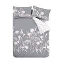 Sivé obliečky na jednolôžko 135x200 cm Meadowsweet Floral – Catherine Lansfield