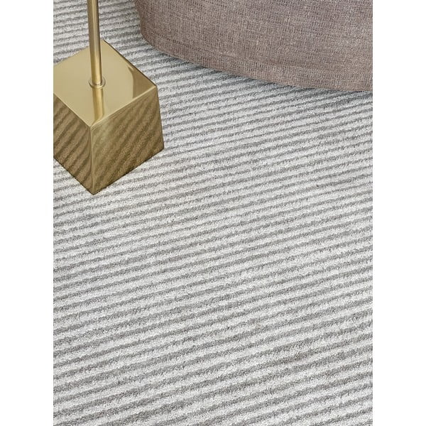 Krémovobiely vlnený koberec 120x180 cm Calisia M Ribs – Agnella-image-2