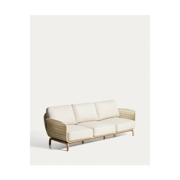 Béžová čalúnená záhradná pohovka Alipa – Kave Home-image-4