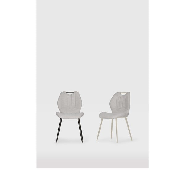 Svetlosivé jedálenské stoličky v súprave 4 ks Muli – Marckeric-image-1