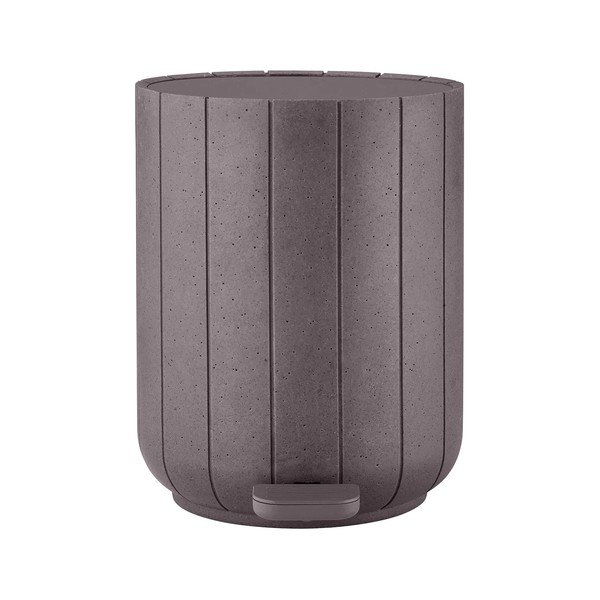 Tmavosivý pedálový odpadkový kôš z polyresínu 3 l Kua – Blomus