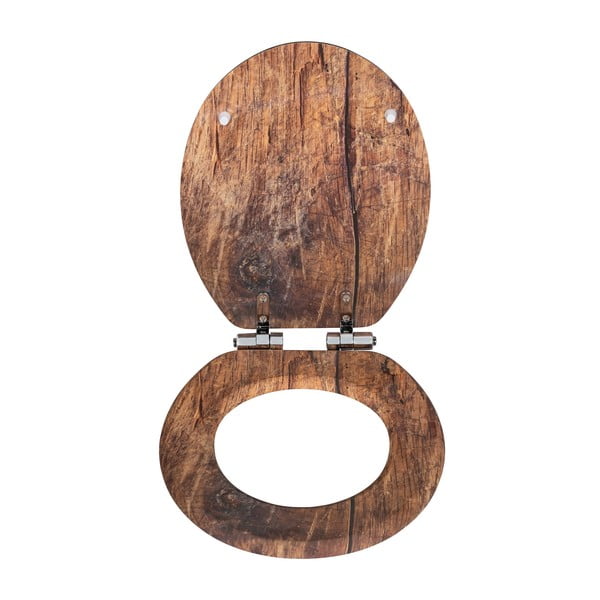 Záchodová doska s automatickým zatváraním 37 x 43 cm Rustic – Wenko-image-2