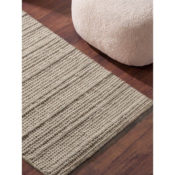 Krémovobiely ručne tkaný vlnený behúň 80x250 cm Camden Parker – Ted Baker-image-3