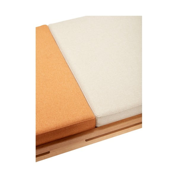 Oranžovo-krémová lavica Amber – Hübsch-image-4