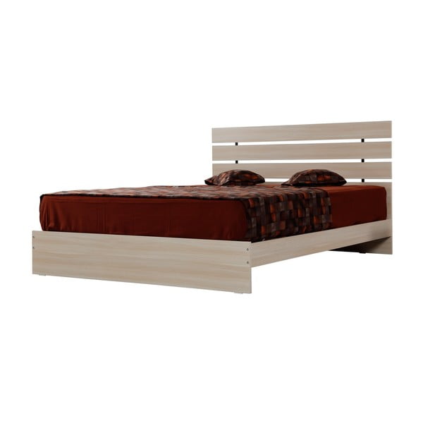 Dvojlôžková posteľ v prírodnej farbe 160x200 cm Fuga – Kalune Design