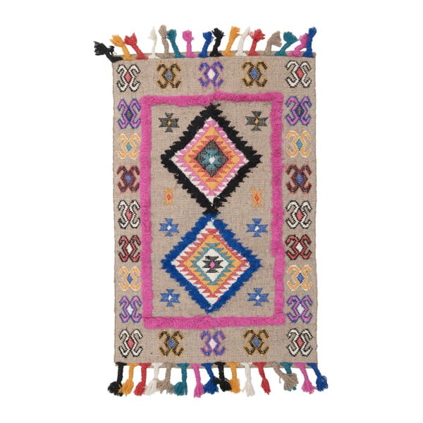 Vlnený koberec InArt Indigeno, 120 × 80 cm