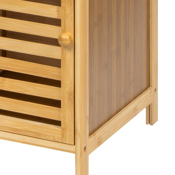 Bambusový kúpeľňový regál v prírodnej farbe 35x140 cm Auren – Bonami Essentials-image-4