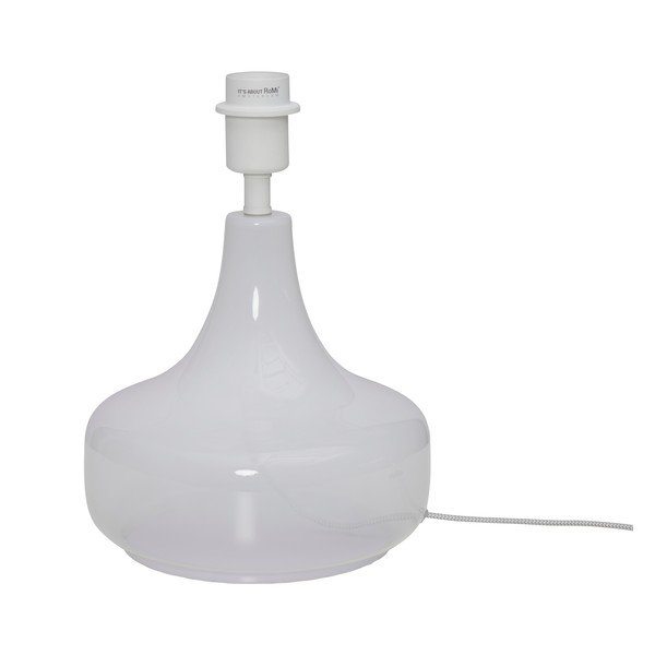 Biela stolová lampa s textilným tienidlom (výška  75 cm) Reykjavik – it's about RoMi-image-2