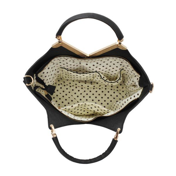 Kabelka L&S Vanity Black & White-image-1