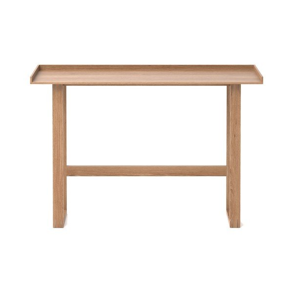 Písací stôl z masívneho dubového dreva Wireworks Slim-image-3