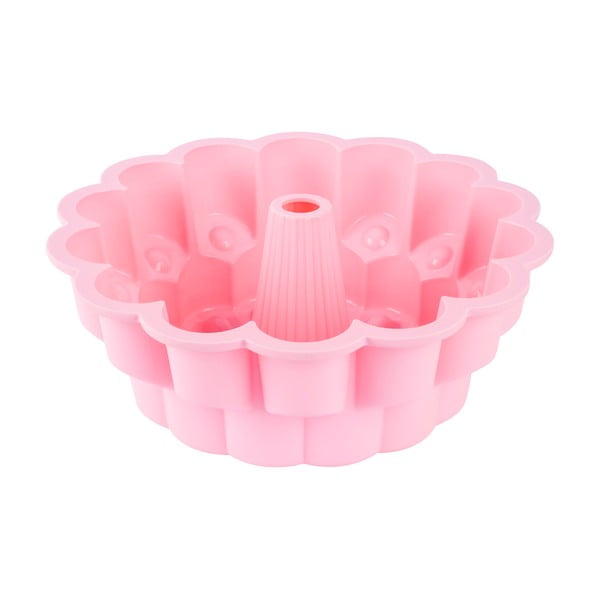 Ružová silikónová forma na bábovku Tantitoni It´s a cake, ⌀ 26 cm