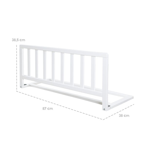 Biela zábrana na posteľ – Roba-image-2