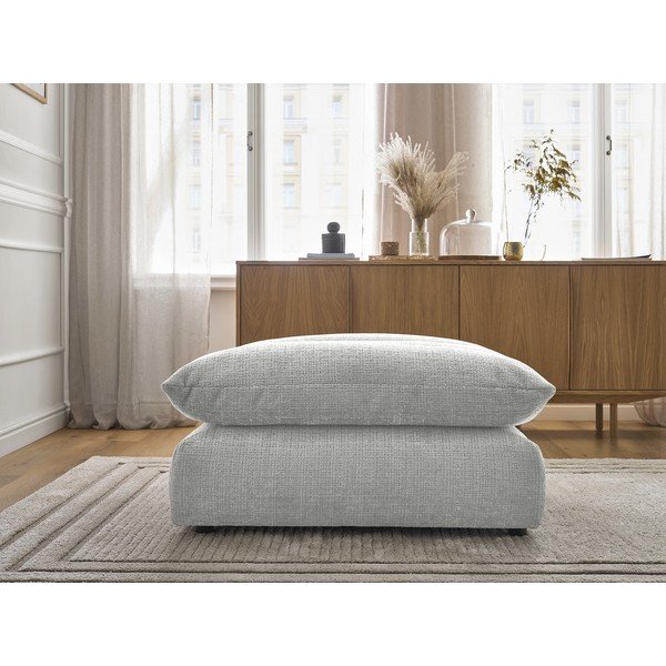 Svetlosivá ženilková podnožka Neil – Bobochic Paris-image-4