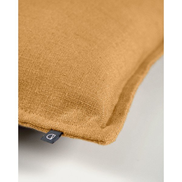 Obliečka na vankúš s prímesou ľanu 50x30 cm Blok – Kave Home-image-1