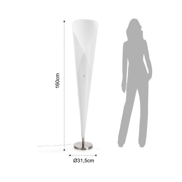 Biela stojacia lampa Tomasucci Juko-image-1