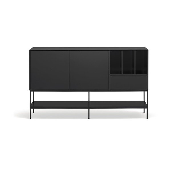 Čierna komoda 166x98x45 cm Platt – Teulat