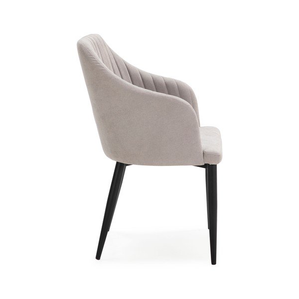 Svetlosivé čalúnené jedálenské kreslá v súprave 2 ks Nadi – Marckeric-image-4