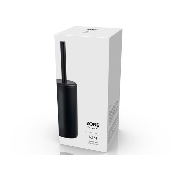 Čierna závesná WC kefa Zone Rim-image-1