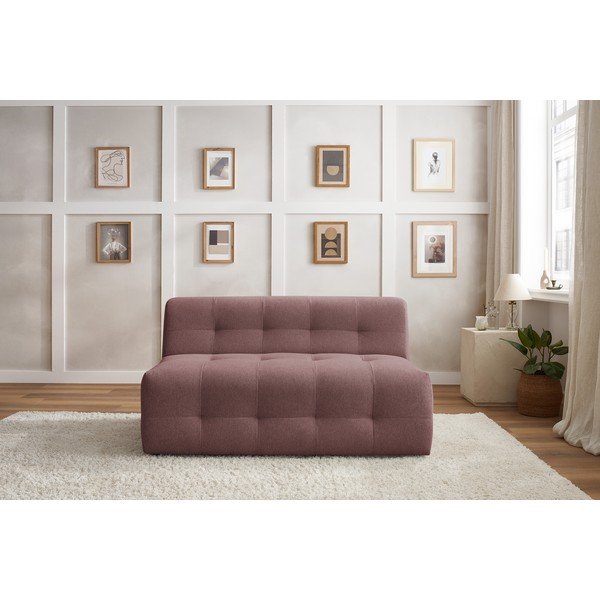 Tmavoružový modul pohovky Kleber - Bobochic Paris-image-1