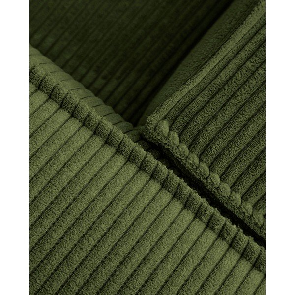 Zelená menčestrová rohová pohovka (variabilná) Blok – Kave Home-image-4