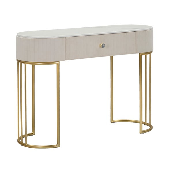 Béžový konzolový stolík 100x40 cm Montpellier - Mauro Ferretti-image-2