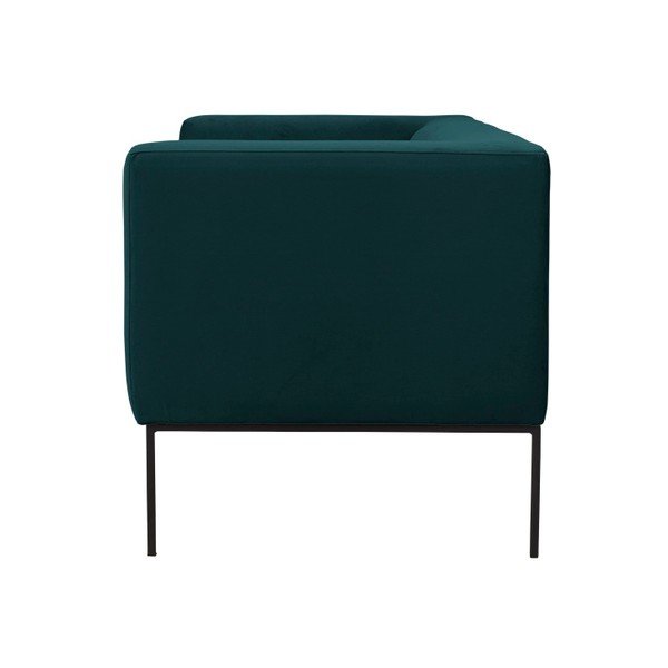 Petrolejovozelená zamatová dvojmiestna pohovka Windsor & Co Sofas Neptune-image-3