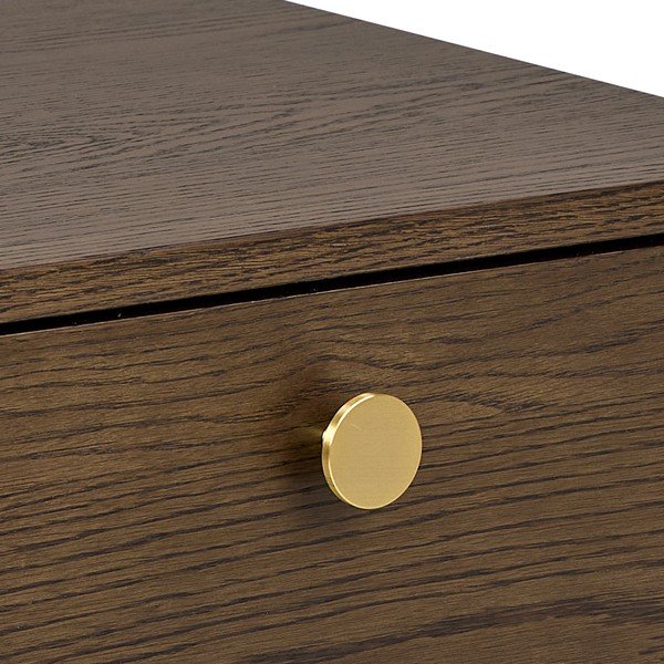 Nočný stolík v dekore duba v tmavoprírodnej farbe Monfort – Actona-image-4