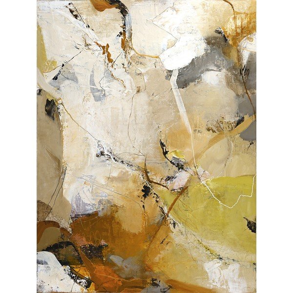 Tlačený/s ručne maľovanými prvkami obraz na plátne 90x118 cm Everlast – Malerifabrikken