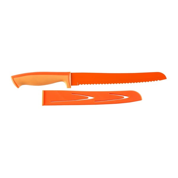Oranžový nôž na pečivo Versa, 20 cm