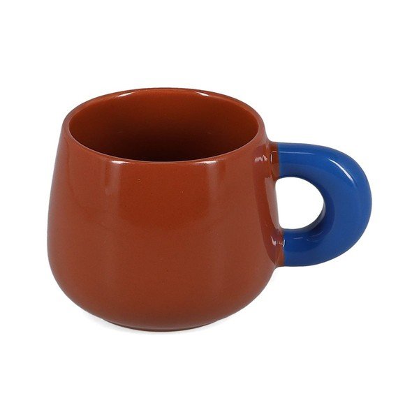 Tmavohnedý hrnček z kostného porcelánu 470 ml Coco – ONA-image-4
