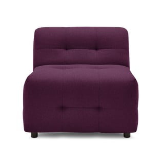 Tmavofialový modul pohovky Kleber - Bobochic Paris
