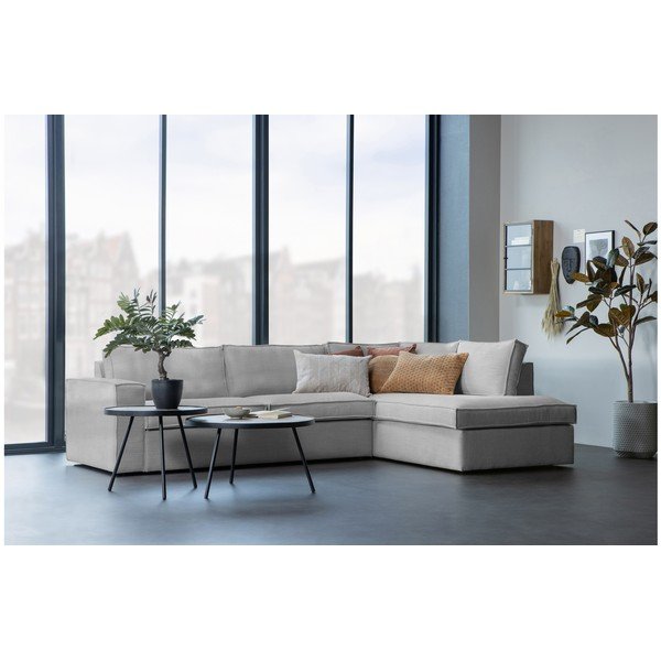 Béžová rohová pohovka (pravý roh) Freddie – WOOOD-image-1